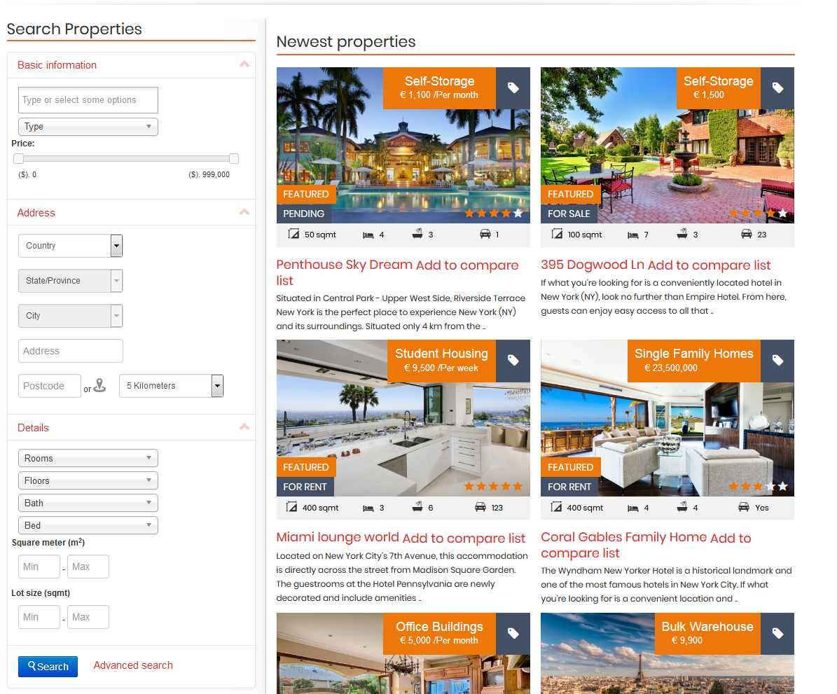 système d’agences immobilière prémium