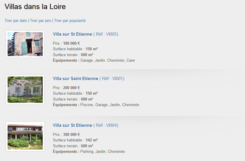 SYSTEME D’AGENCES IMMOBILIERE BASIC